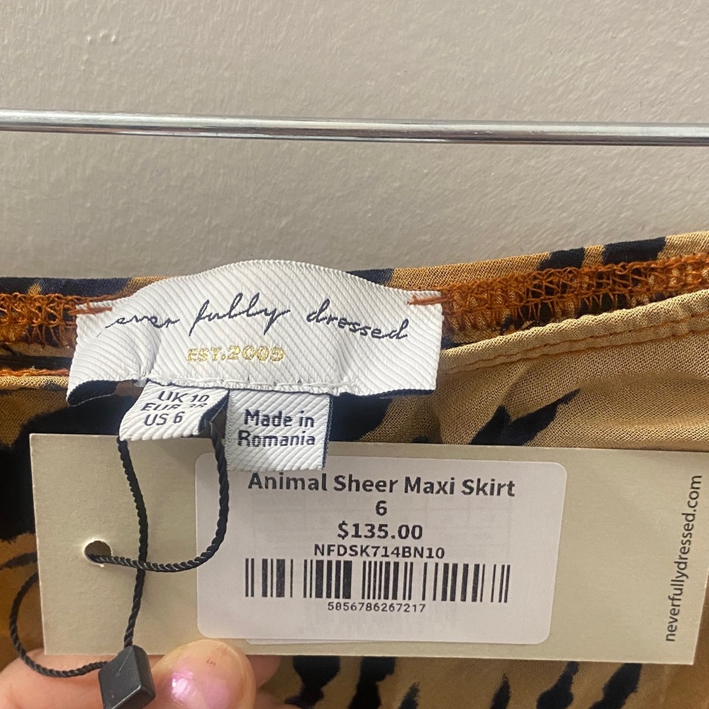 Never Fully Dressed Animal Print Maxi Skirt - Picture 2 of 5